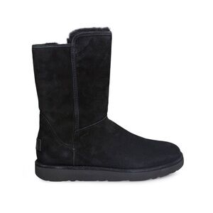 UGG Black Abree Short II Nero Suede Boots Women’s Size 7